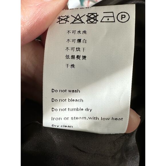 Lu Lu Cheung brown tweed wool skirt size 14 - Picture 4 of 15